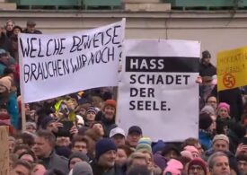 Continuă protestele în Germania: Sute de mii de oameni în fața Parlamentului de la Berlin, împotriva extremei drepte (Video)