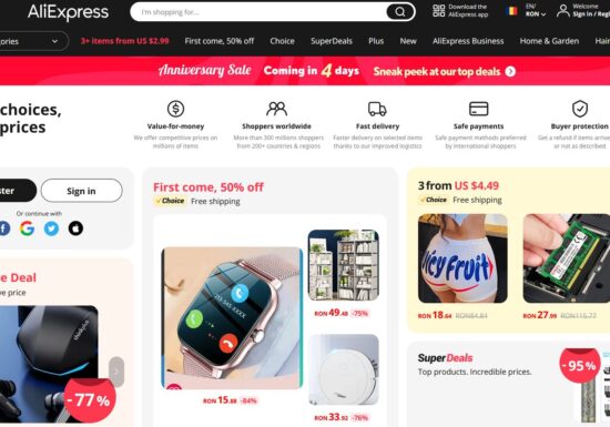 Comisia Europeană amendează cu mai mult de jumătate de miliard de euro platforma AliExpress, deținută de Alibaba