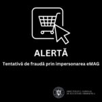 Alertă de fraudă de tip phishing cu imaginea eMAG