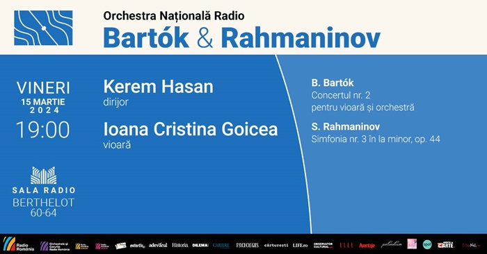 De la Viena la București: Violonista Ioana Cristina Goicea revine la Sala Radio