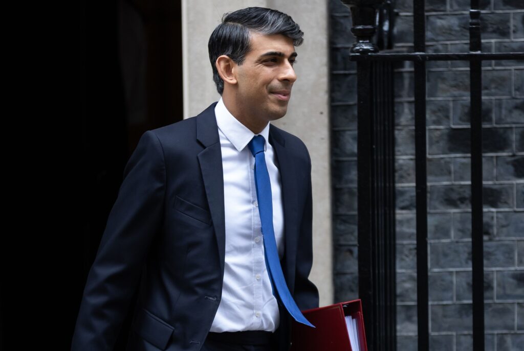 UK Prime Minister Sunak Leaves Downing Street for 