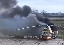 Imagini cu o dronă kamikaze care ar fi lovit o unitate militară de la Tiraspol. Chișinăul dezminte (Video)