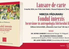 Fondul interzis. Incursiune în antropologia folclorului licențios - lansare de carte la Muzeul Țăranului Român