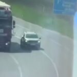 Șofer amendat în Teleorman după ce a fost surprins din elicopter făcând o depășire periculoasă (Video)