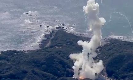 O rachetă realizată de o companie japoneză privată a explodat imediat după lansare (Video)