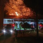 Incendiu puternic la Judecătoria Cornetu (Video) UPDATE