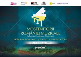 Moștenitorii României muzicale: recital-eveniment susținut de soprana Aida Pascu și pianistul Gabriel Gîțan