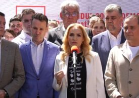 Gabriela Firea și-a depus candidatura la PMB, flancată de conducerea PSD (Video)