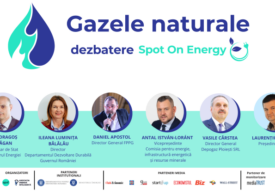 Prima dezbatere ”Spot On Energy”: Gazele naturale - Cum profităm de principala noastră resursă energetică. Participă secretarul de stat în Ministerul Energiei și directorul Departamentului de Dezvoltare Durabilă
