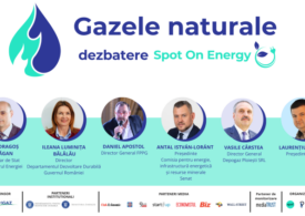 Prima dezbatere ”Spot On Energy”: Gazele naturale - Cum profităm de principala noastră resursă energetică. Participă secretarul de stat în Ministerul Energiei și directorul Departamentului de Dezvoltare Durabilă
