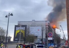 Incendiu uriaș la Bursa din Copenhaga, o clădire de 400 de ani, emblemă a orașului (Foto&Video)