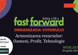 Fast Forward. Organizația viitorului Ediția a XX-a. Armonizarea resurselor: oameni, profit, tehnologie