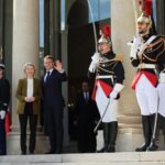 Xi Jinping a ajuns la Palatul Elysée. Prima întâlnire, cu Macron și Ursula von der Leyen (Video)