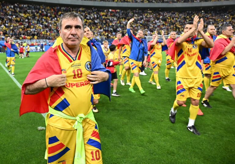 Record de asistență all-time pe Arena Națională stabilit de meciul Legendelor României