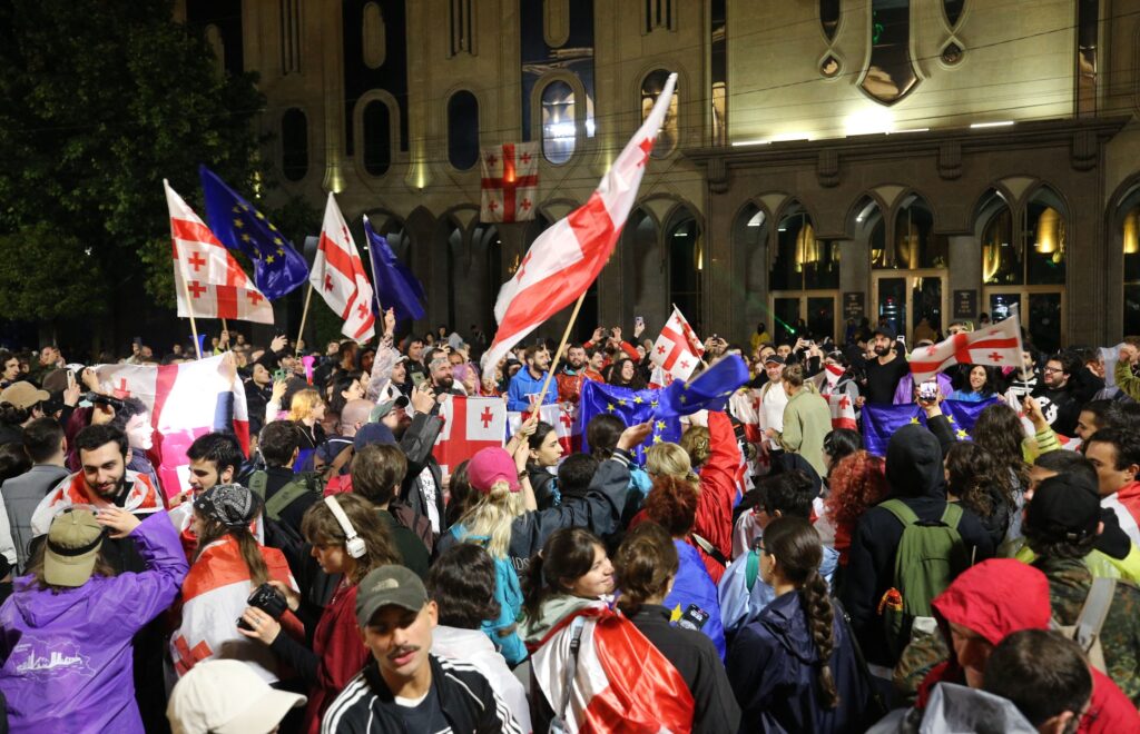 Georgians continue to protest government's 'Transp