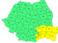 Cod galben de vânt puternic, în Dobrogea și în cea mai mare parte a Munteniei, până sâmbătă seară / Cum va fi vremea în București