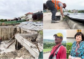 Un complex nou din Cluj, construit pe teren agricol, e aproape să o ia la vale. Lângă, a început ridicarea unui bloc