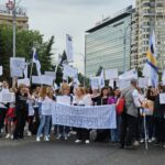 Protest de amploare la Guvern pentru salarii mai mari (Galerie foto)