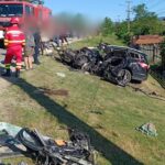 Accident grav în Vâlcea: Un șofer a murit după ce a intrat în plin într-un autobuz cu 51 de copii. A fost activat planul roșu de intervenție