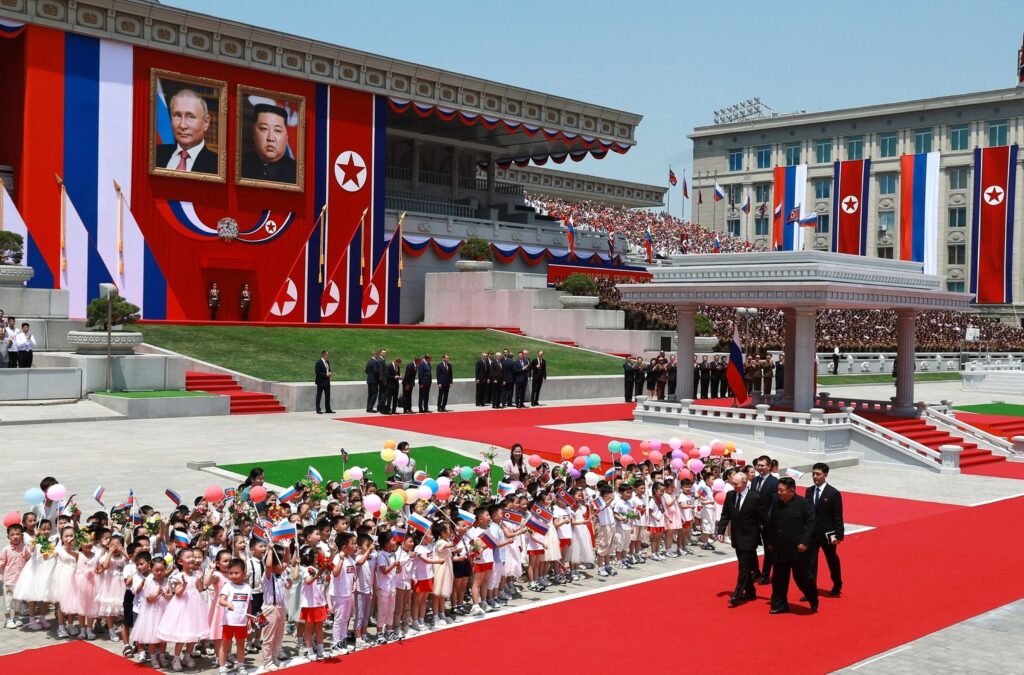Russian President Putin in North Korea