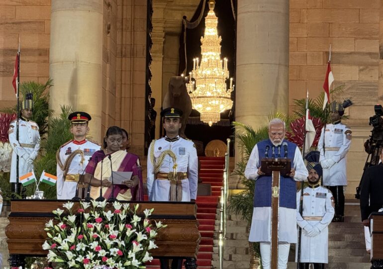 Narendra Modi începe al treilea mandat de premier al Indiei