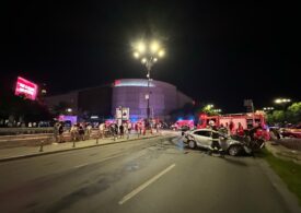 Accident grav în centrul Capitalei, 12 persoane au fost rănite, iar șoferul vinovat băuse