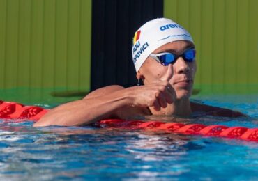 David Popovici se califică în finala de la 100 de metri liber cu cel mai bun timp de la Trofeul Settecolli