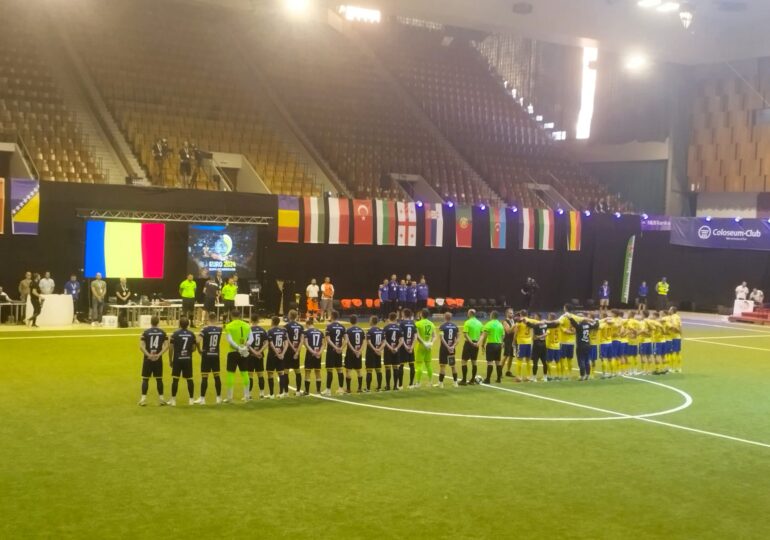 România se califică în semifinalele Campionatului European de minifotbal