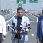 Ciolacu și Grindeanu au inaugurat 10 km din Autostrada A0. De miercuri se va putea și circula (Video)