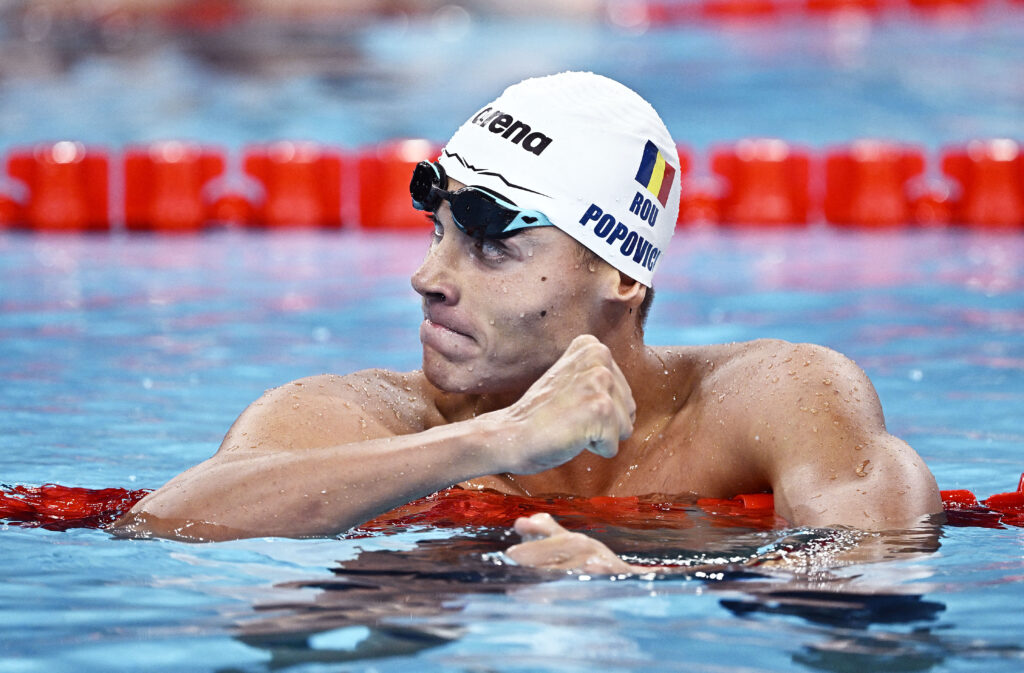 David Popovici, cursă-fulger la revenirea în bazin: S-a impus în serii, la Trofeul Settecolli