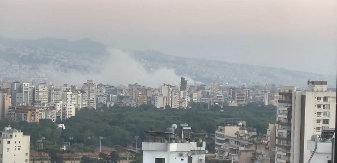 Israelul a lovit Beirutul, vizând un comandant Hazbollah (Video)