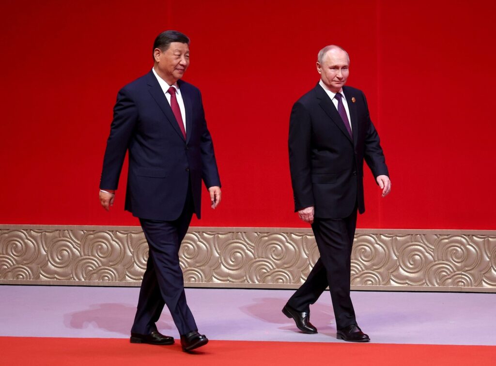 Russian President Vladimir Putin in China