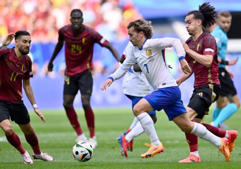 EURO 2024: Franța învinge Belgia pe final și se califică în sferturi