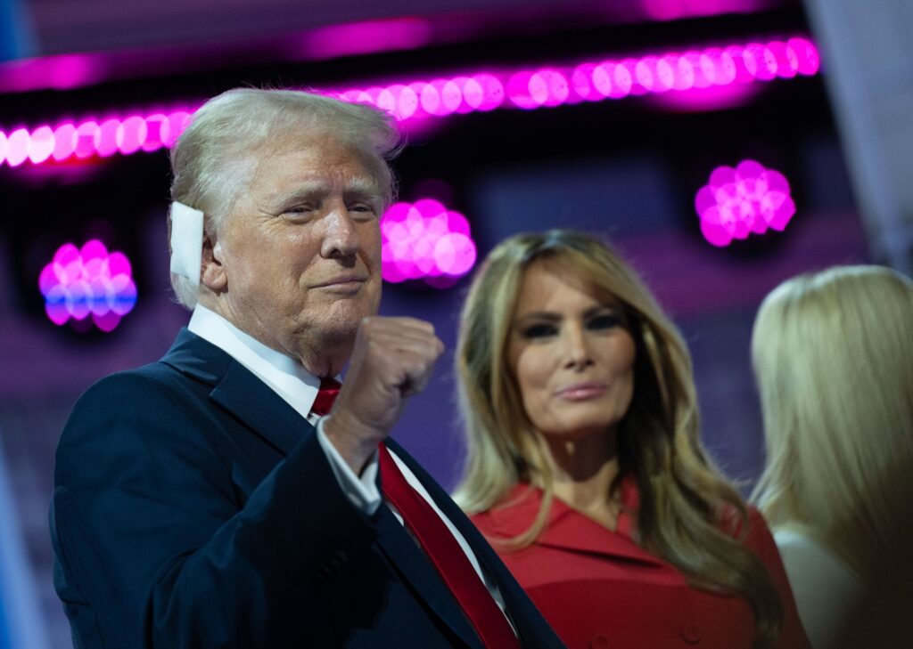 Trump addresses the The Republican National Conven