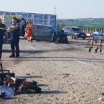 Accident soldat cu 5 morți în Suceava: Un șofer ucrainean a spulberat o familie cu 2 copii, care venea de la mare (Video)