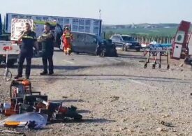 Accident soldat cu 5 morți în Suceava: Un șofer ucrainean a spulberat o familie cu 2 copii, care venea de la mare (Video)