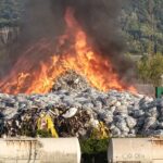 Incendiu puternic la Oltchim (Video)