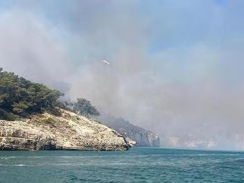 Incendiu de pădure puternic în Italia. Aproape 1.000 de turiștii au fost evacuați dintr-un camping (Video)