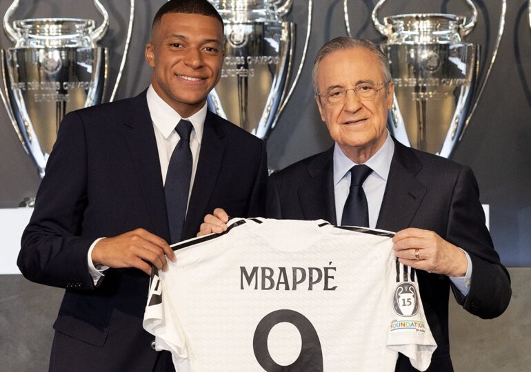 Kylian Mbappe, prezentat oficial la Real Madrid