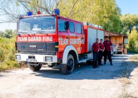 Parcul Văcărești are un serviciu privat de pompieri și urmează un sistem de hidranți