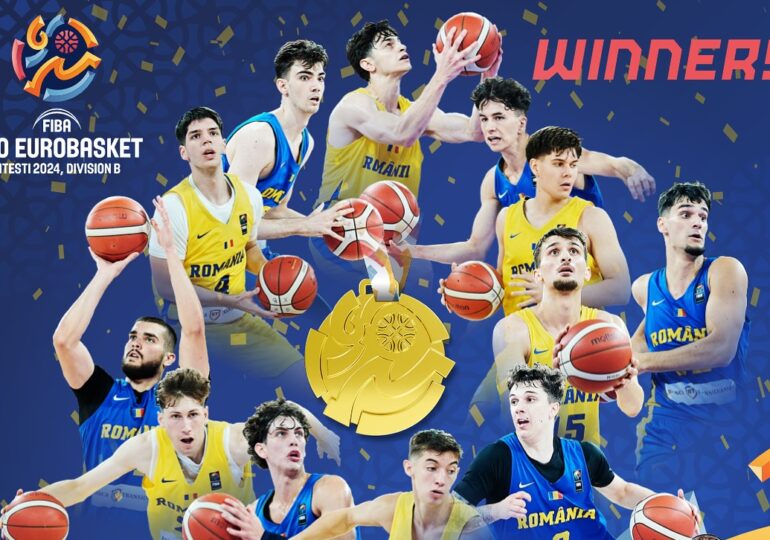 Baschet: România a câștigat Divizia B a Campionatului European U20