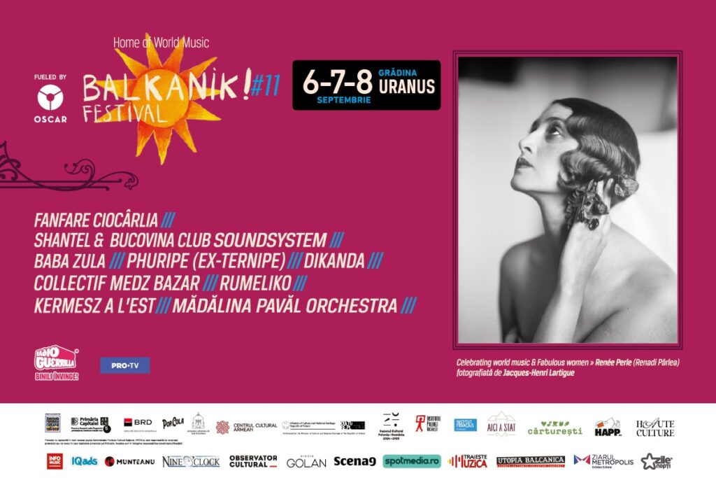 Balkanik Festival – Home of World Music, între 6 și 8 septembrie la Grădina Uranus: trei zile și trei nopți de concerte și povești