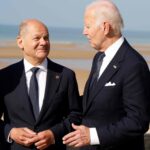 Olaf Scholz, cancelarul Germaniei, și Joe Biden, președintele SUA, se opun ridicării interdicției de folosire a rachetelor occidentale pe ținte din Rusia - Foto: Hepta.ro