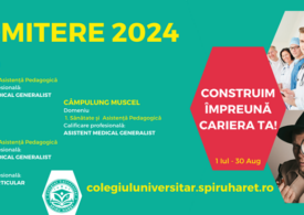 Ultimele zile de admitere la Colegiul Universitar Spiru Haret pentru anul școlar 2024 - 2025