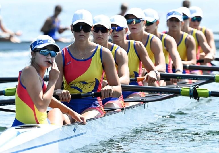 Jocurile Olimpice 2024: AUR pentru România la proba de 8+1 feminin, la canotaj