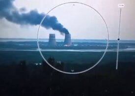 Incendiu la turnul de răcire al centralei nucleare Zaporojie. Ucraina și Rusia se învinuiesc reciproc (Video)