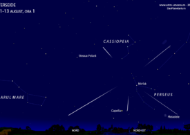 Perseide 2024: Stați cu ochii pe cer, se apropie momentul maxim al curentului de meteori