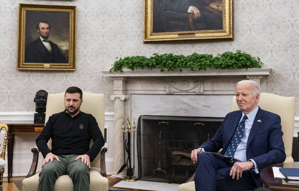 Biden And Zelensky Meet - Washington