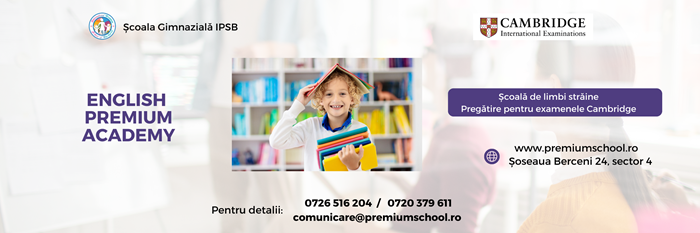 English Premium Academy - Școala de Limbi Străine din sectorul 4 al Capitalei care îți pregătește copilul pentru succes!