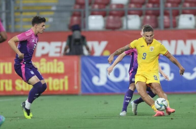 România U20, învinsă de Germania: "Tricolorii" au condus cu 2-0